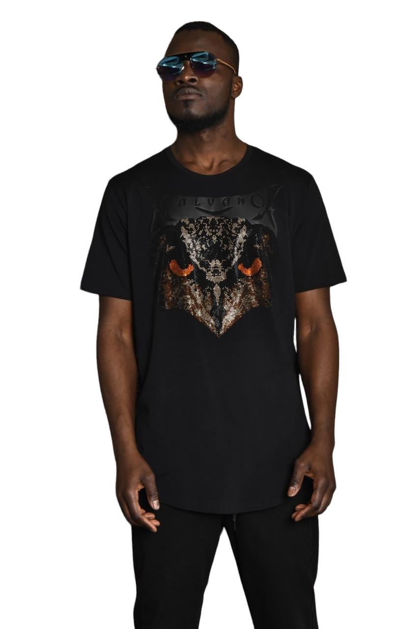 Men Quality Calvano Black T Shirt