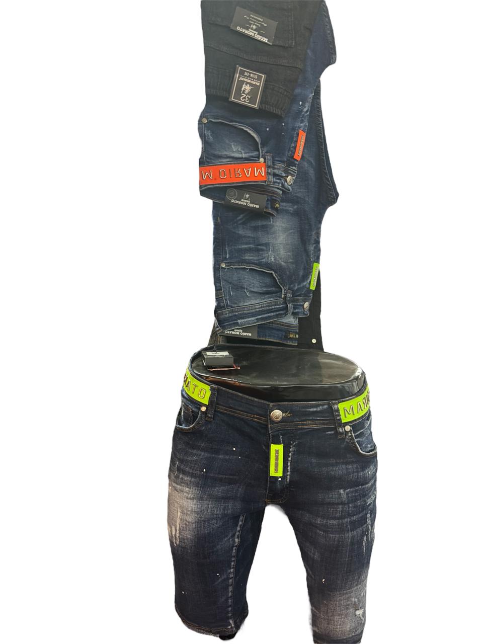 Men Mario Morato Half Jeans- Made in Turkey
