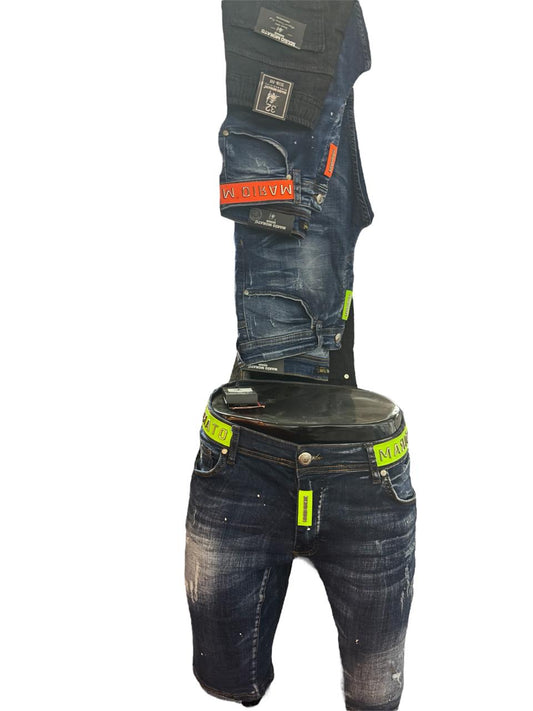 Men Mario Morato Half Jeans- Made in Turkey