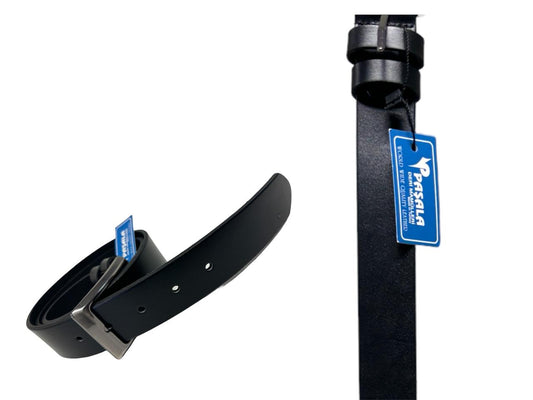 Men Pasala Black Leather belt