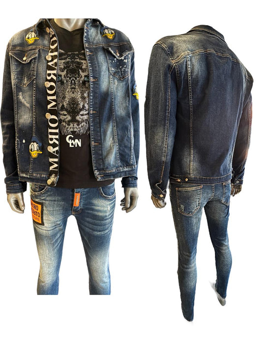 Men Mario Morato Jeans both 2pc- Made in Turkey
